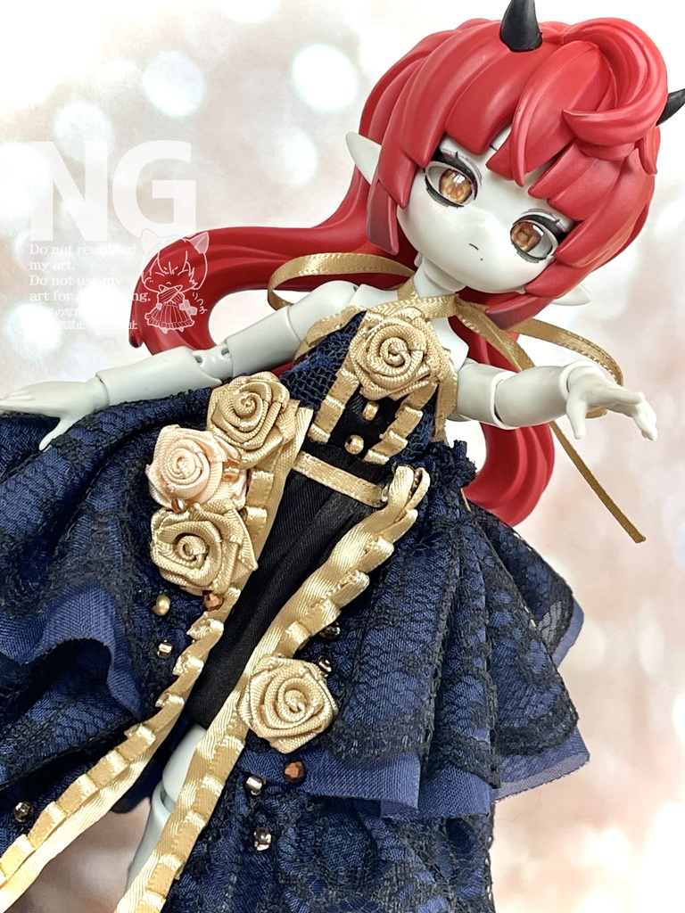 【11/29(土)21時〜】ブルーゴールドドレス