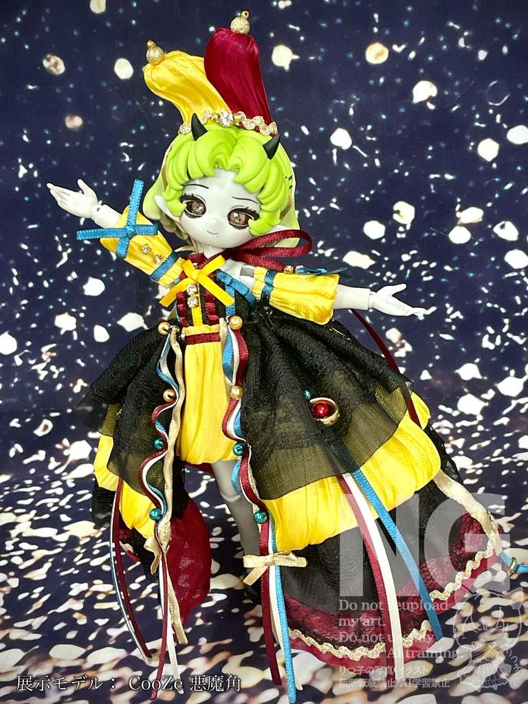 【8/29(土)21時〜】黒のピエロドレス