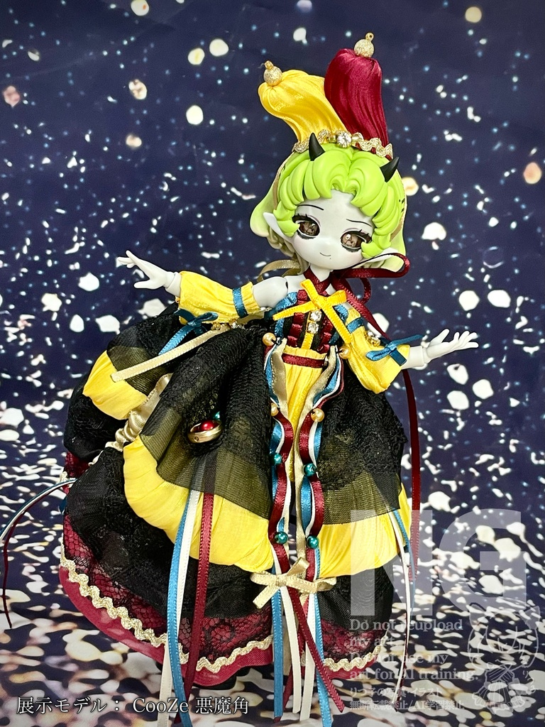 【8/29(土)21時〜】黒のピエロドレス