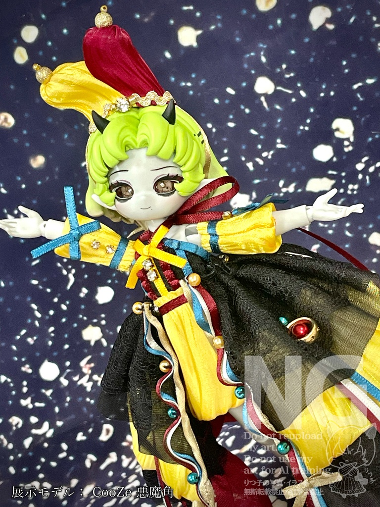 【8/29（土）21時〜】黒のピエロドレス