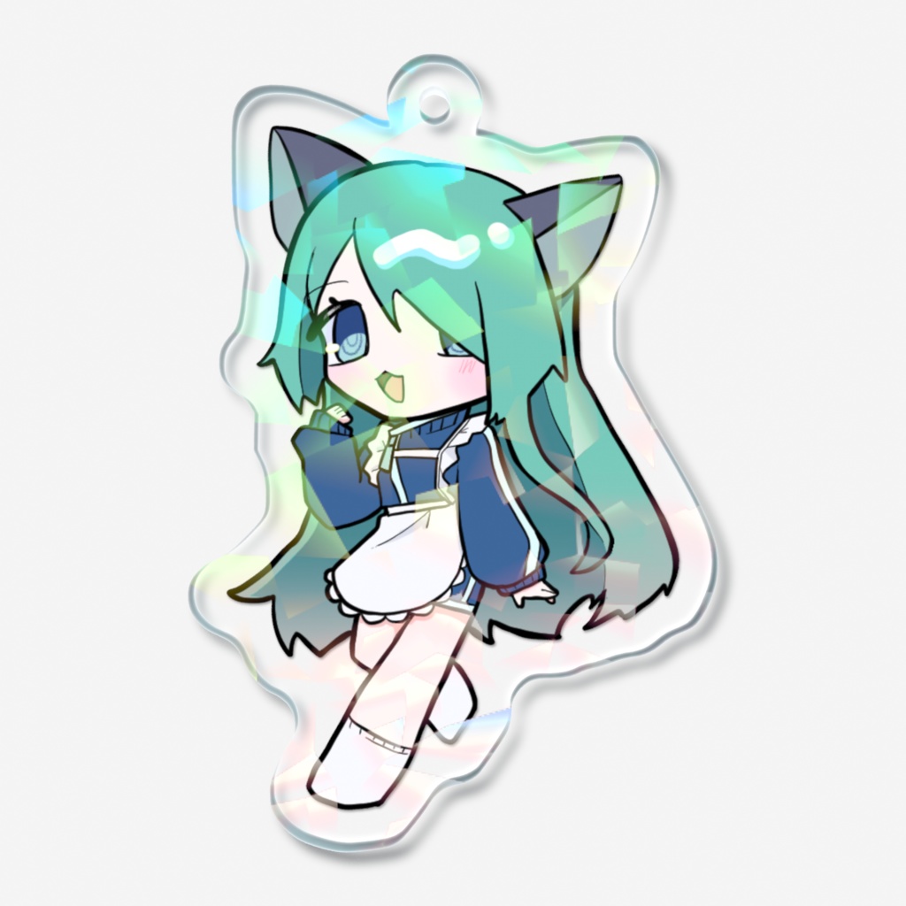 キラキラぺちこアクリルキーホルダー
