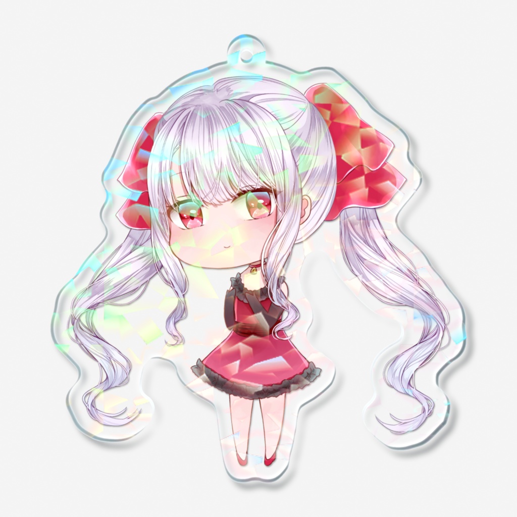 紅月アリア　ホログラムアクリルキーホルダー