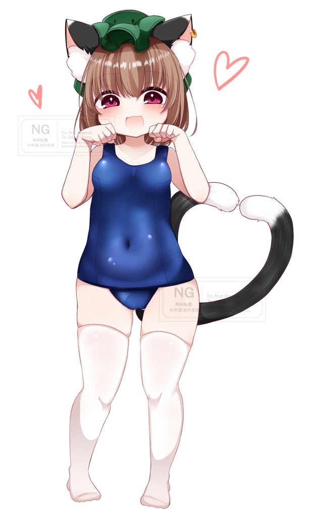 【受注限定8/20まで 〜でっかいスク水橙ちゃんアクリルフィギュア〜】