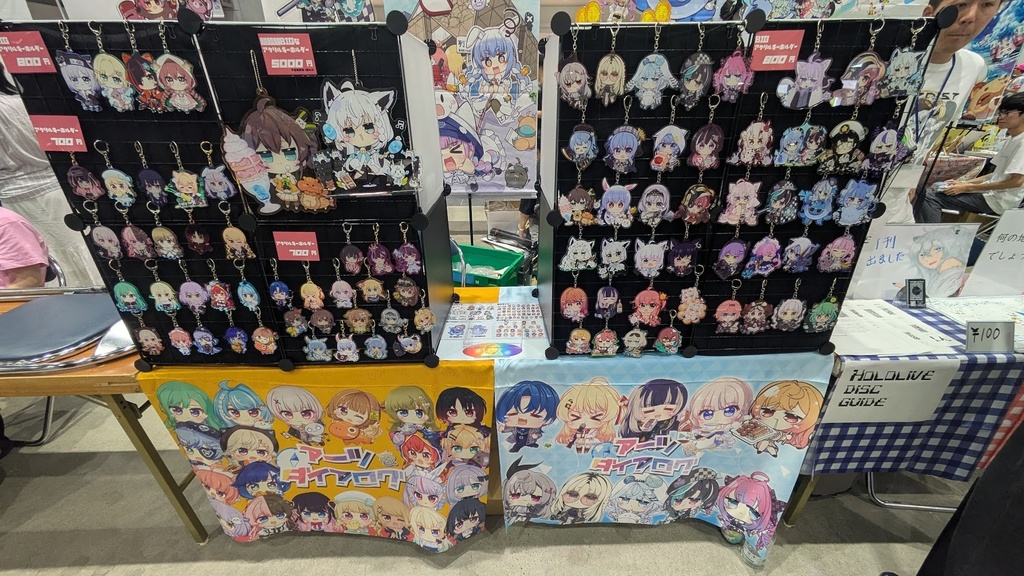 C106 ホロライブアクリルキーホルダー