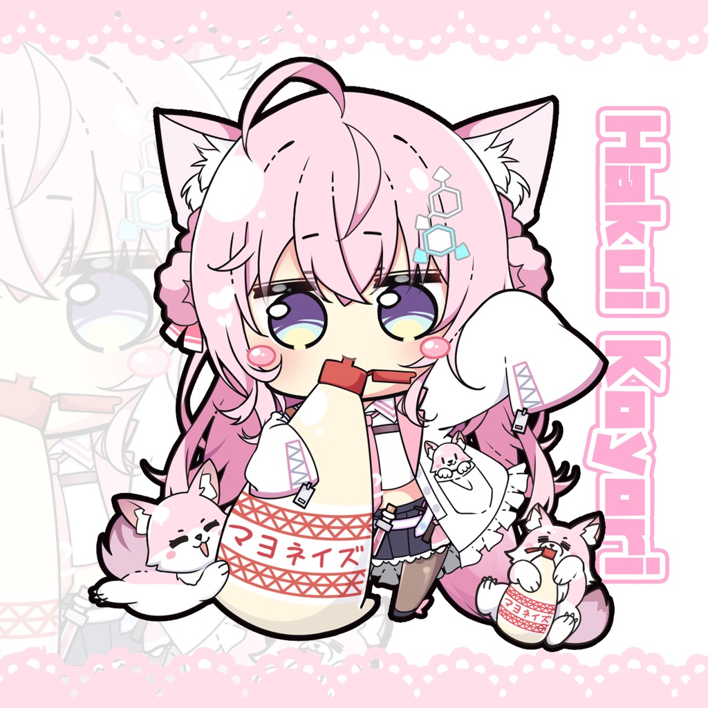 C106 ホロライブアクリルキーホルダー