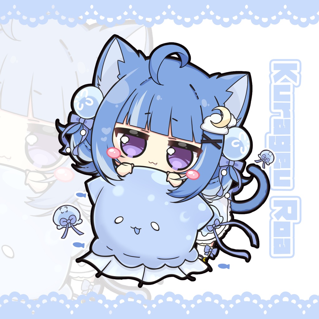 海月雲ろあ_アクリルキーホルダー