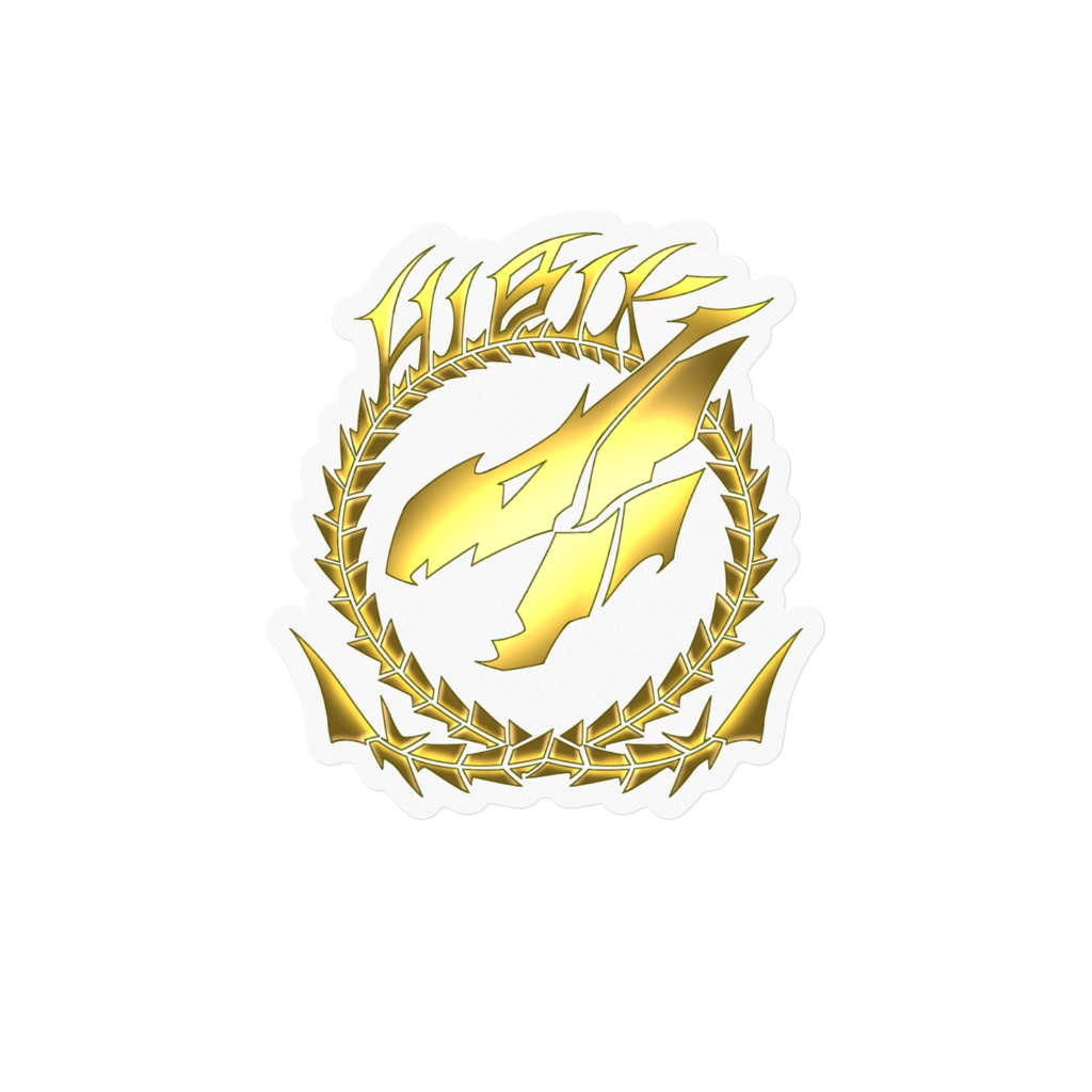 エンブレムステッカー 金(フチあり)