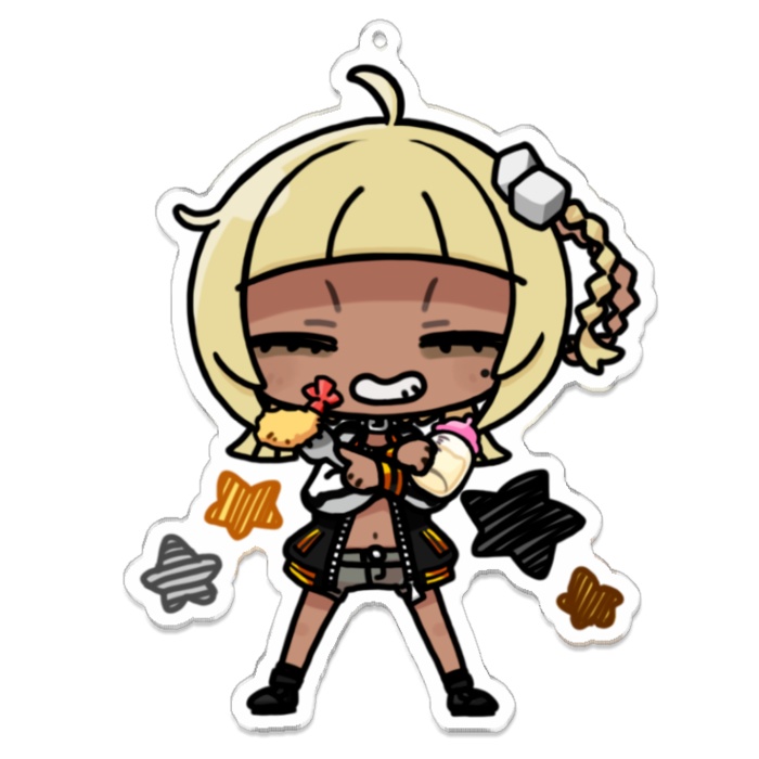 コミケ頒布版アクリルキーホルダー ノーマル響希ちゃん