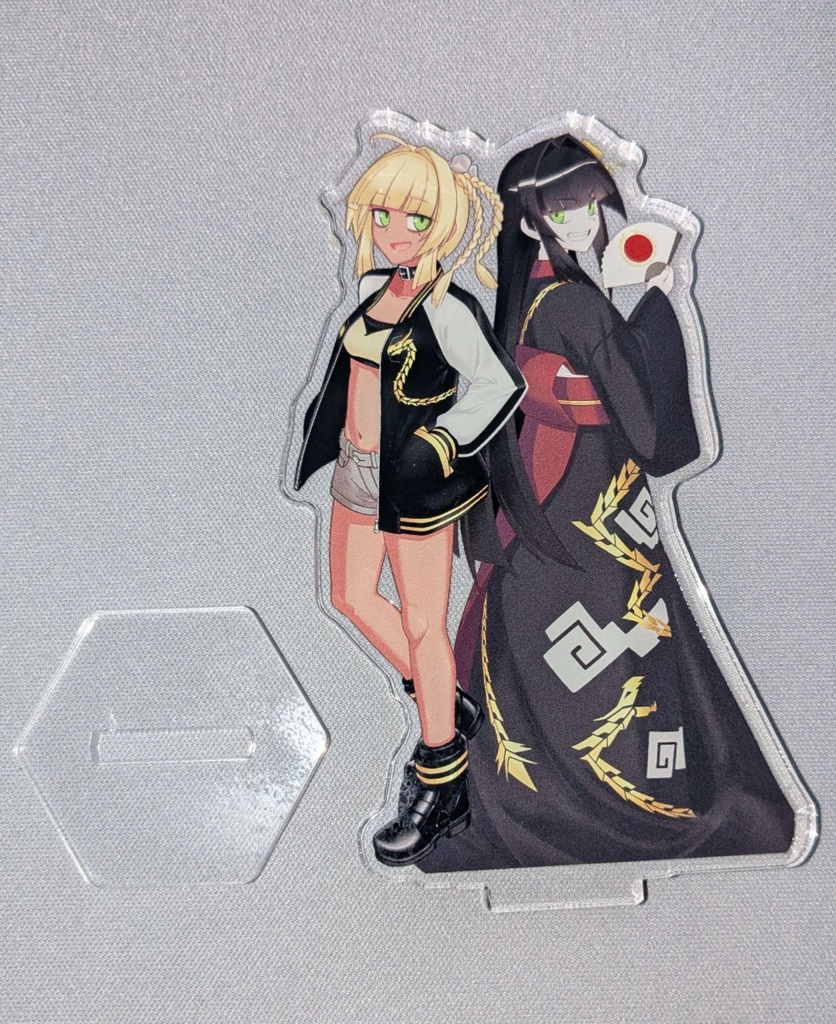 コミケ頒布版 霧島響希×霧島響希アナザー アクリルフィギュア