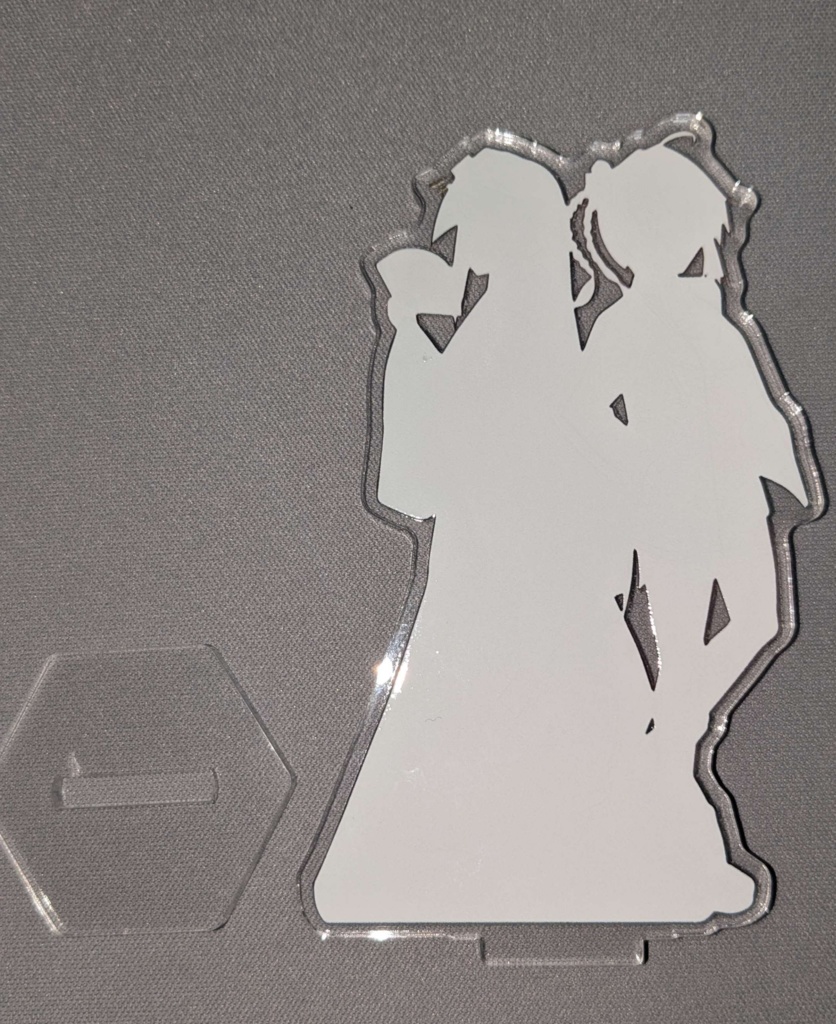 コミケ頒布版 霧島響希×霧島響希アナザー アクリルフィギュア