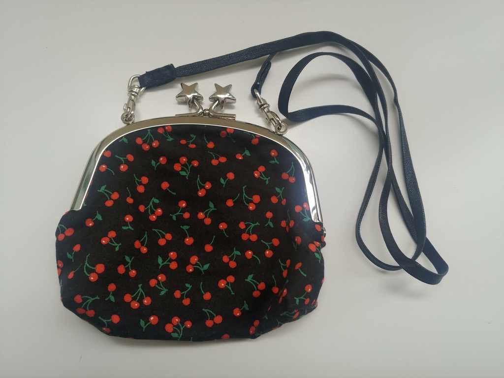 承花がま口ポーチ