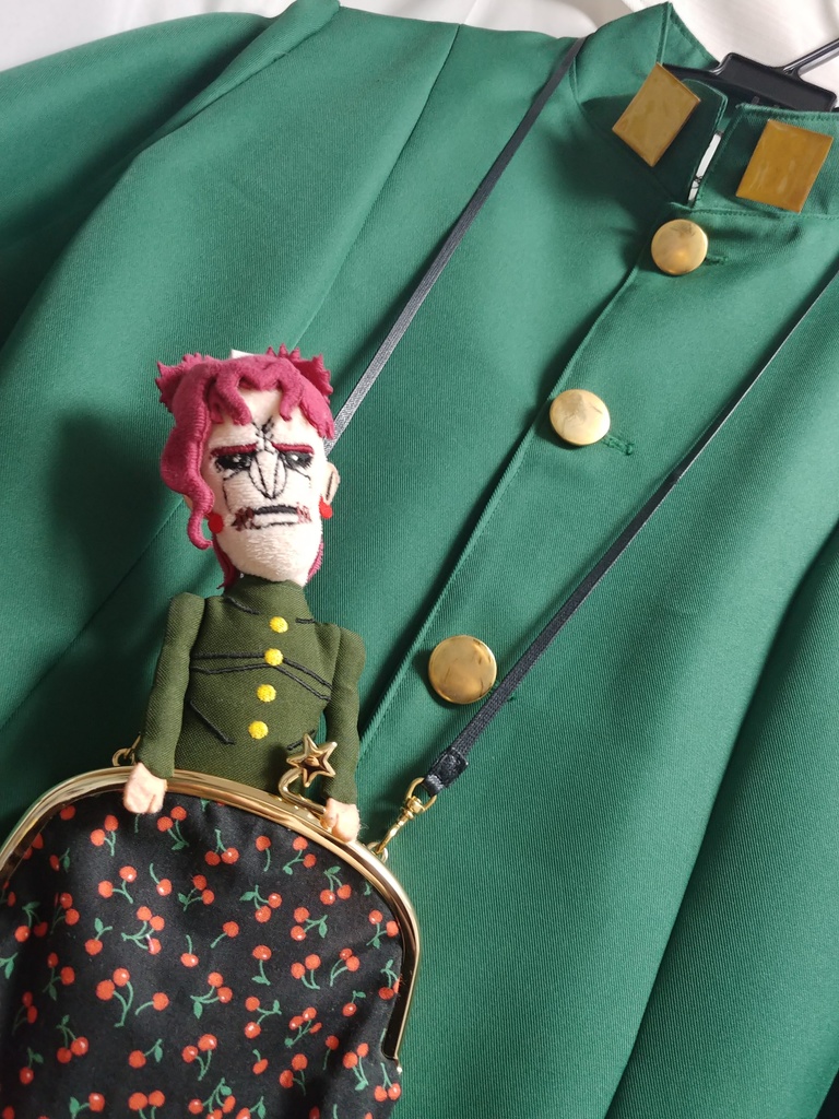 承花がま口ポーチ