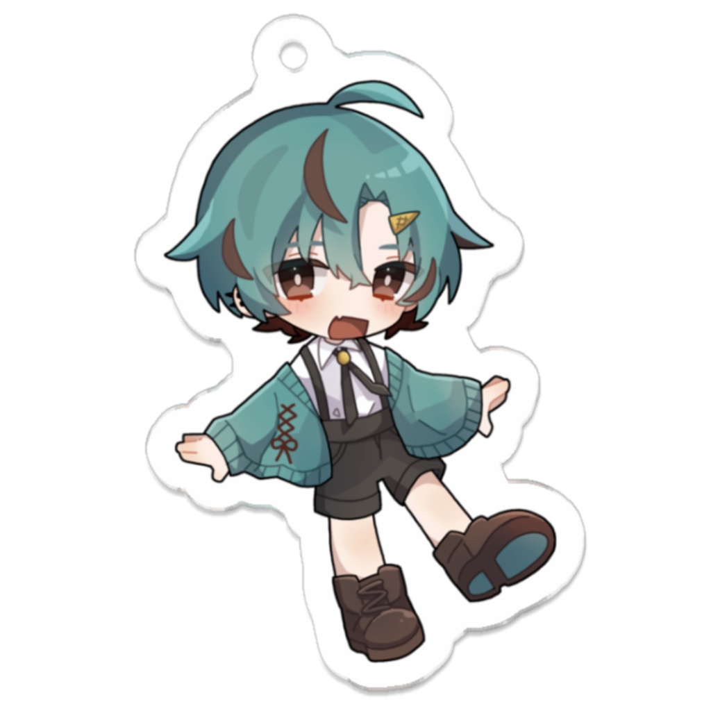 チョコミントくんアクリルキーホルダー