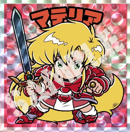 アレサ　ビックリマン風シール　マテリア