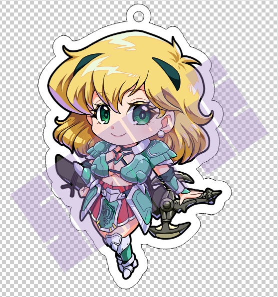 ファミルザ　アクリルキーホルダー