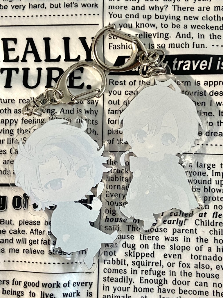 【非公式】不破湊/甲斐田晴アクリルキーホルダー