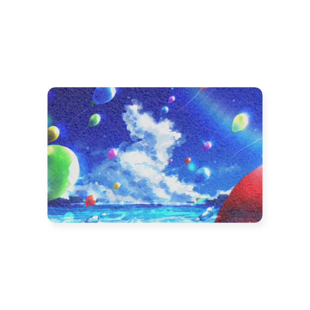 【甘衣あぷる5周年記念】あお3先生描き下ろしプラホロカード&PC用壁紙2種セット