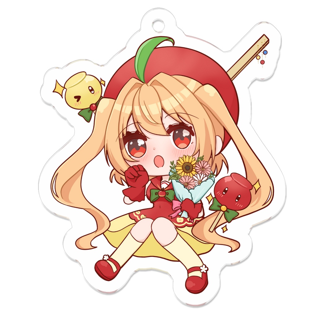 【甘衣あぷる5周年記念】琴宮さくら先生描き下ろし 先攻を決めろ!じゃんけんアクキー グー