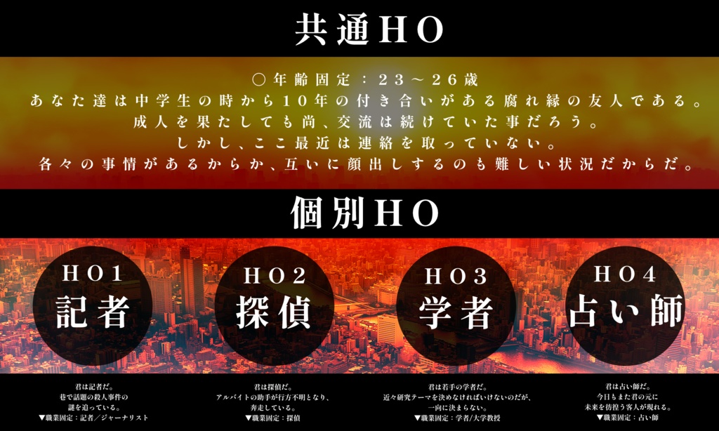 【CoC第六版】イモータル・エスカトロジー【書籍版のみ】