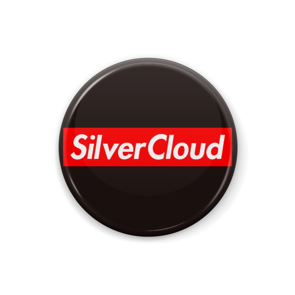 【缶バッジ】Silver Cloud ロゴ03
