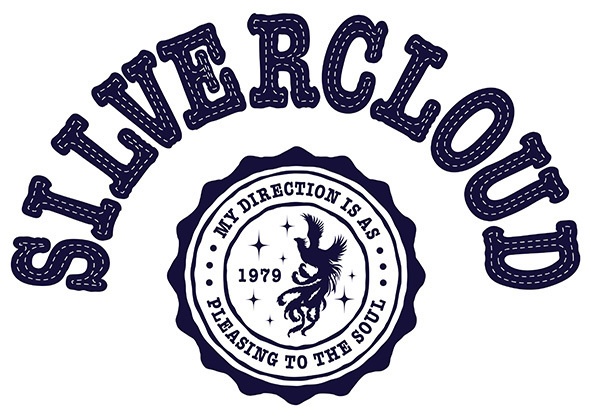 【T-shirt】SILVER CLOUD ロゴ(ホワイト/シルクスクリーン)