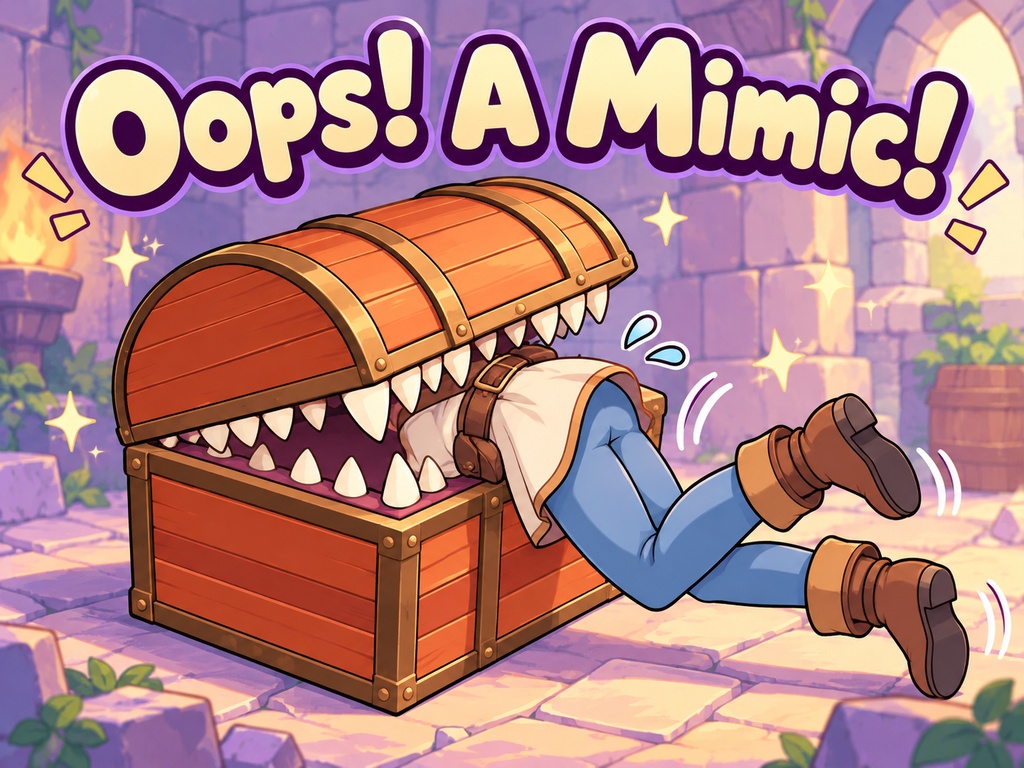 Oops! A Mimic!|ミミック・宝箱モンスター【VRChat】