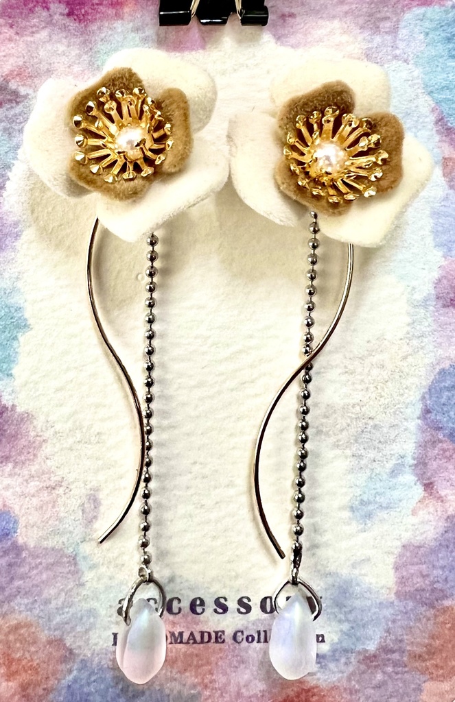 【金カム】芥子の花のピアス*イヤリング