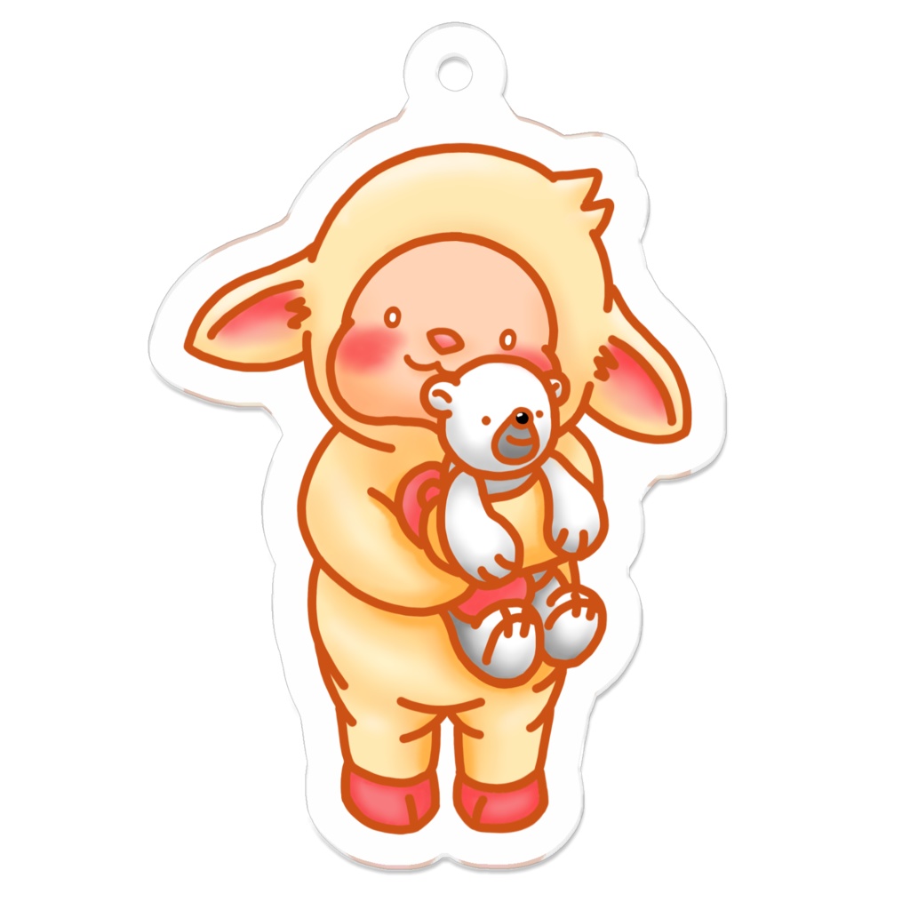 アクリルキーホルダー　ひつじのメイとトト