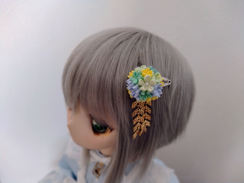 付替え簡単ヘアアクセ128