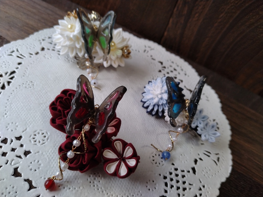 舞蝶バレッタ(No.251)