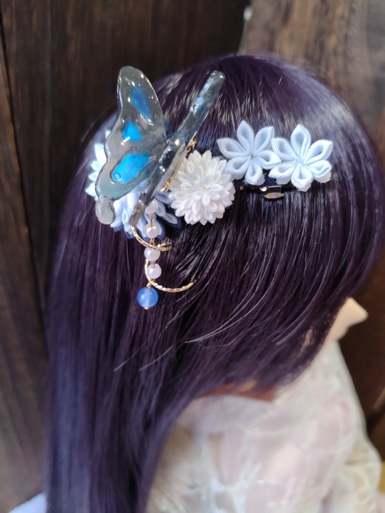 舞蝶バレッタ(No.251)