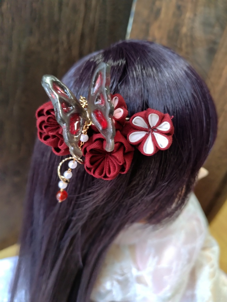 舞蝶バレッタ(No.253)