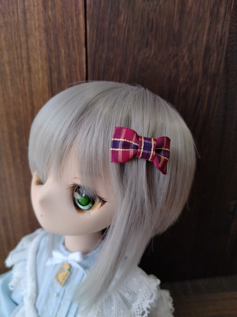 秋冬色のリボンクリップ（No.230）