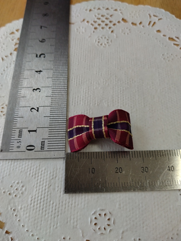 秋冬色のリボンクリップ(No.230)