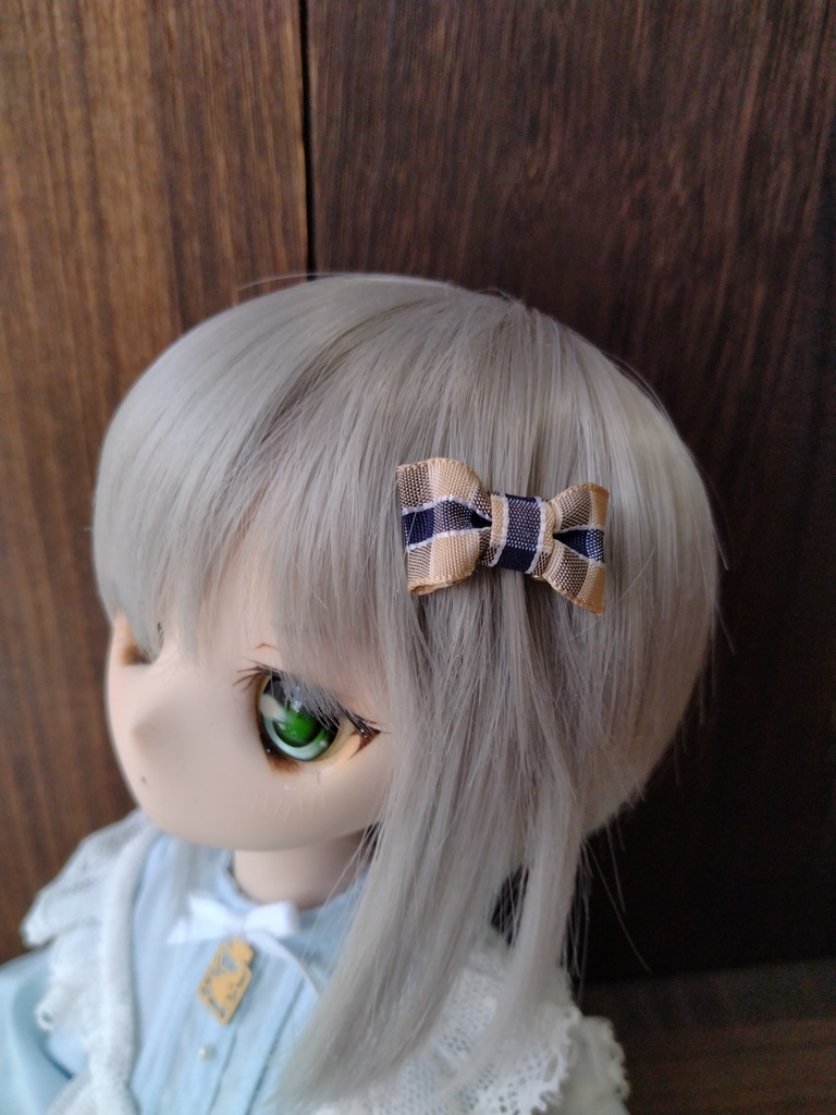 秋冬色のリボンクリップ(No.231)