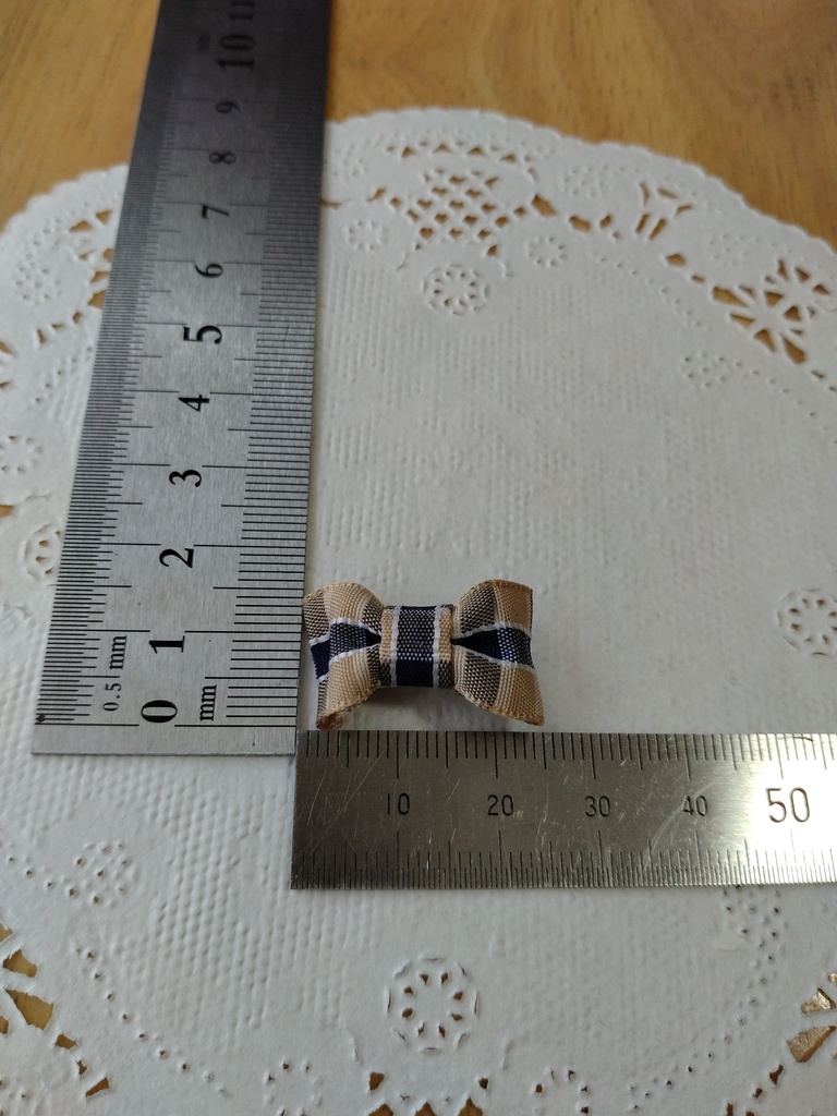 秋冬色のリボンクリップ(No.231)