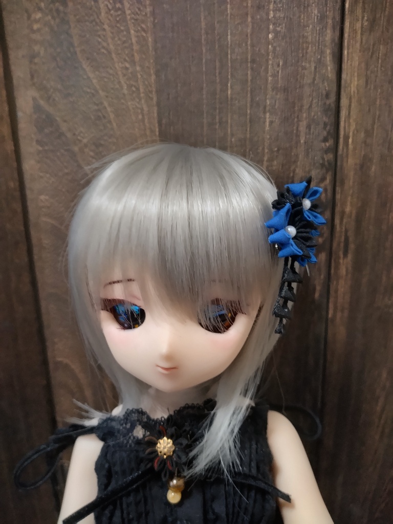 〜ブルー×黒〜 和ゴシックアクセサリー(No.253)