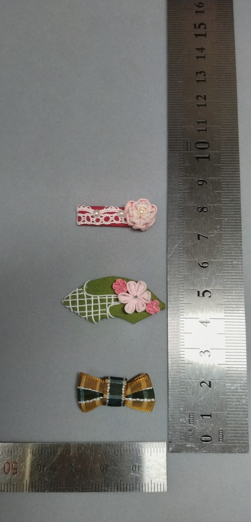 福袋(No.14)ドールとお揃いデザインのブローチ&ストラップ＋アクセ3点