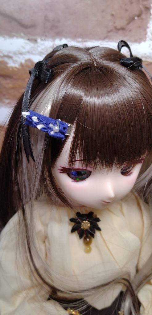 小さな華のヘアクリップ(No.314)