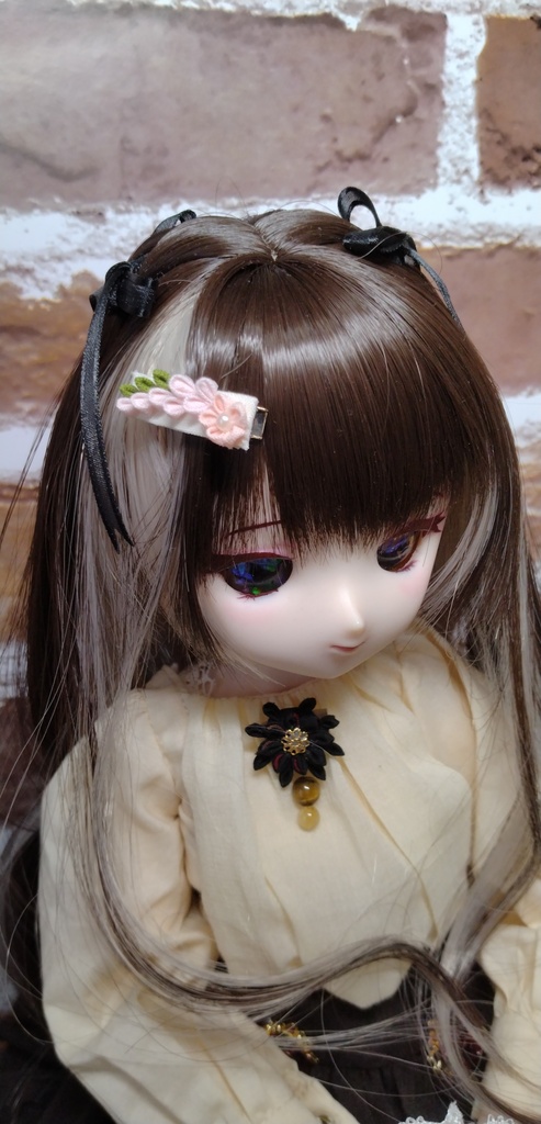 小さな華のヘアクリップ(No.315)
