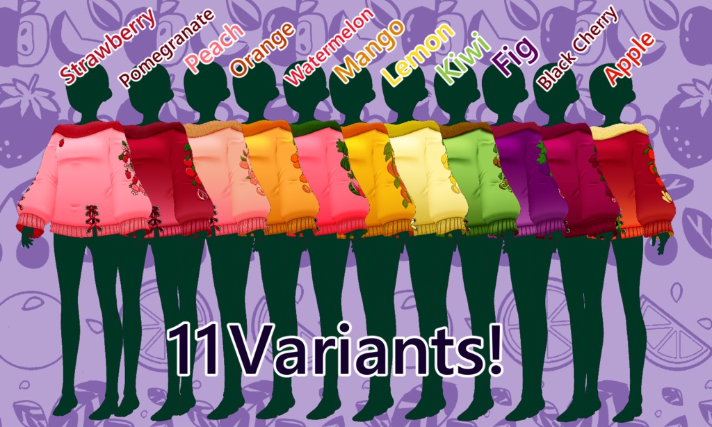 Tutti Frutti Vroid Sweater