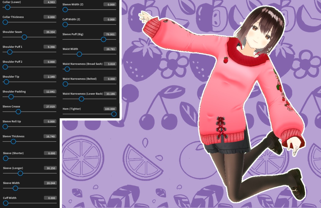 Tutti Frutti Vroid Sweater