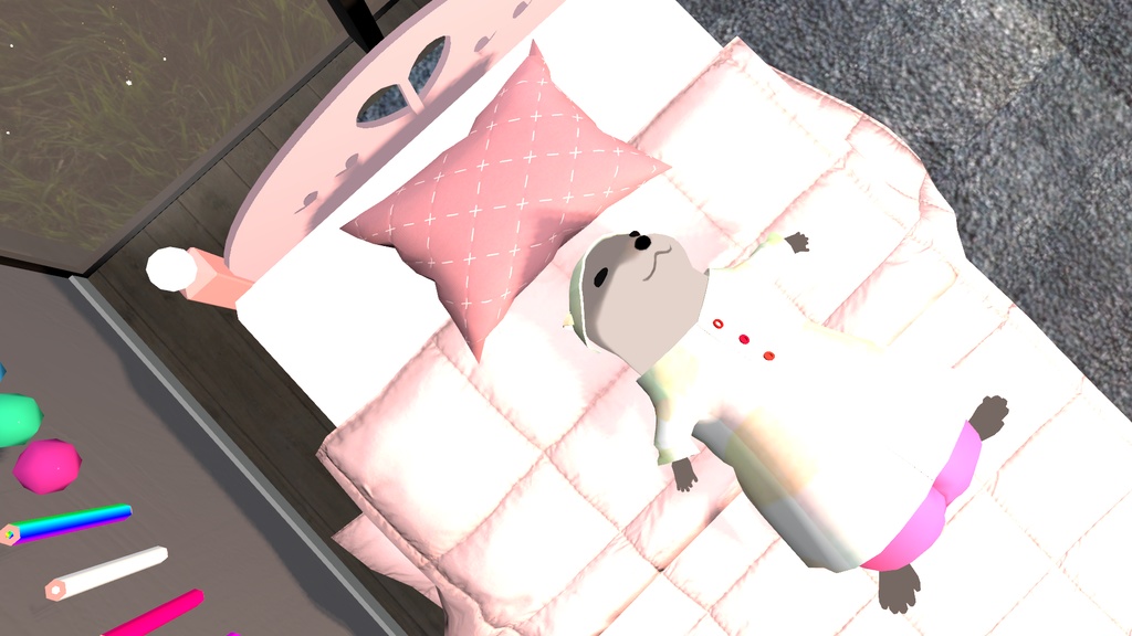 かわうそさんのゆったりパジャマ