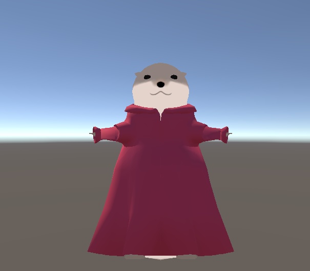 かわうそさんの優雅なドレス