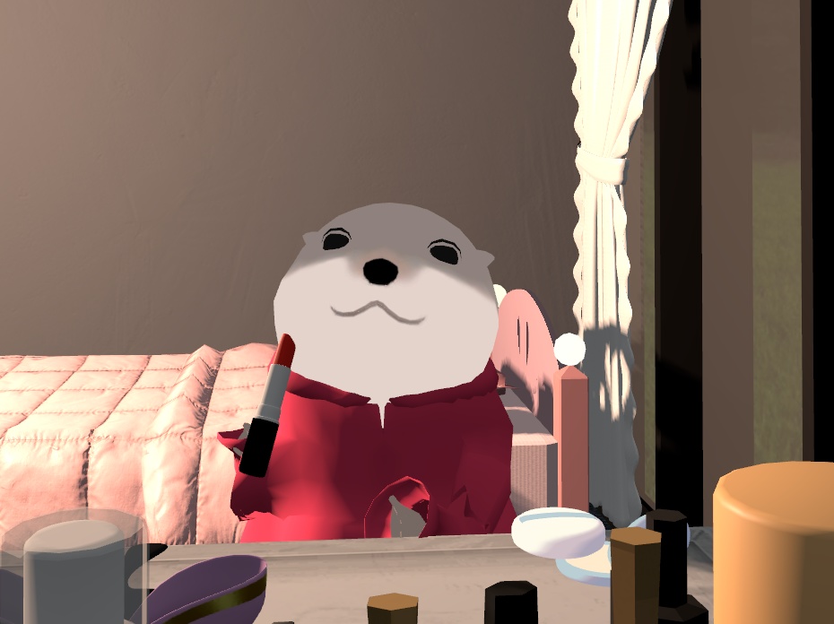 かわうそさんの優雅なドレス