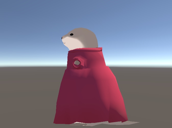 かわうそさんの優雅なドレス