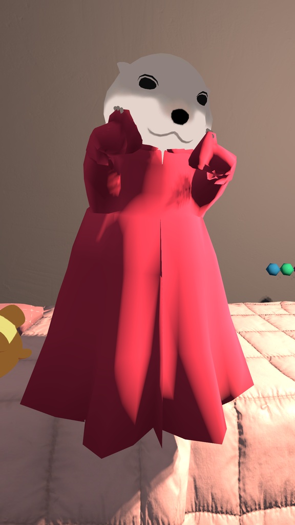 かわうそさんの優雅なドレス