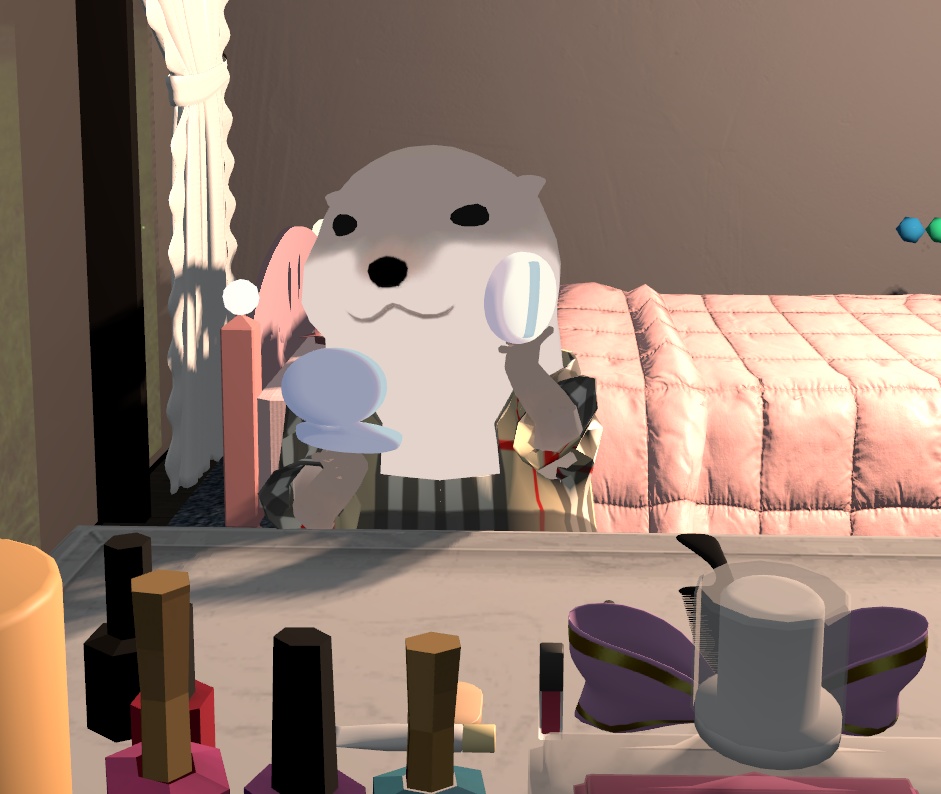 かわうそさんのお出かけワンピ