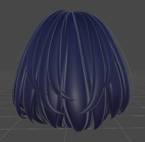【VRChat】Soft Bob Hair | ソフトボブヘア【ヘアアセット・髪型】