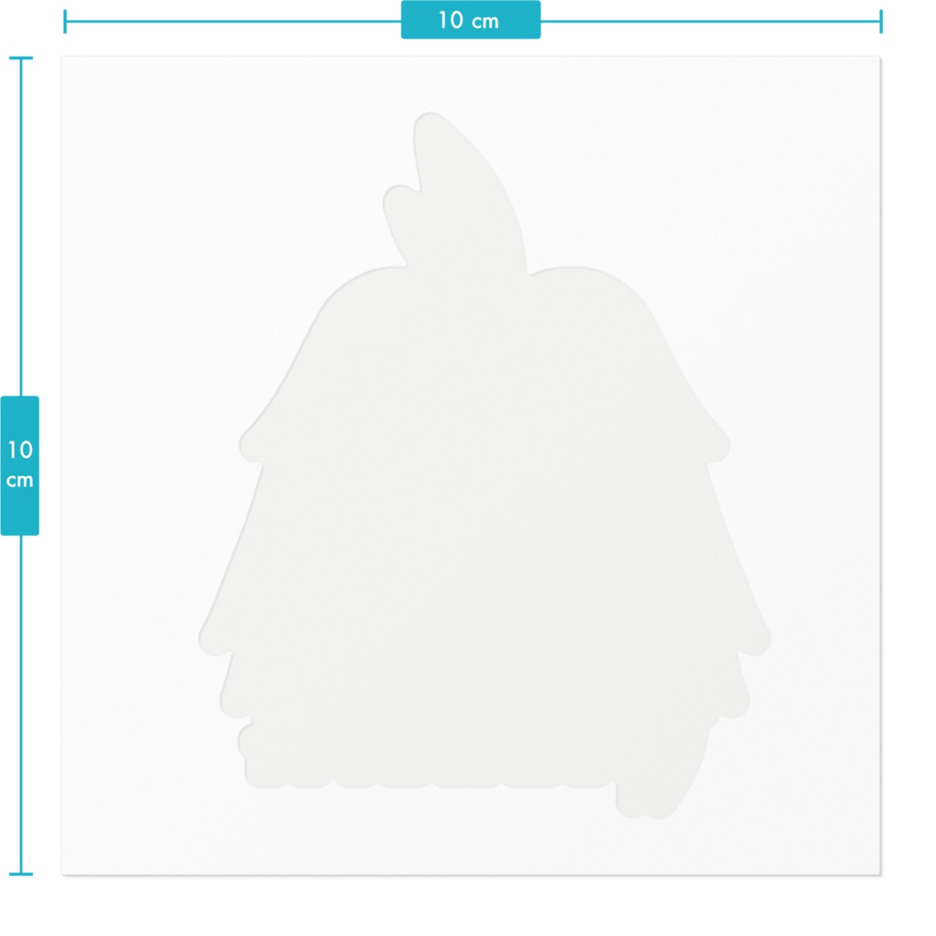 ハシビロコウちゃんステッカー オレンジ